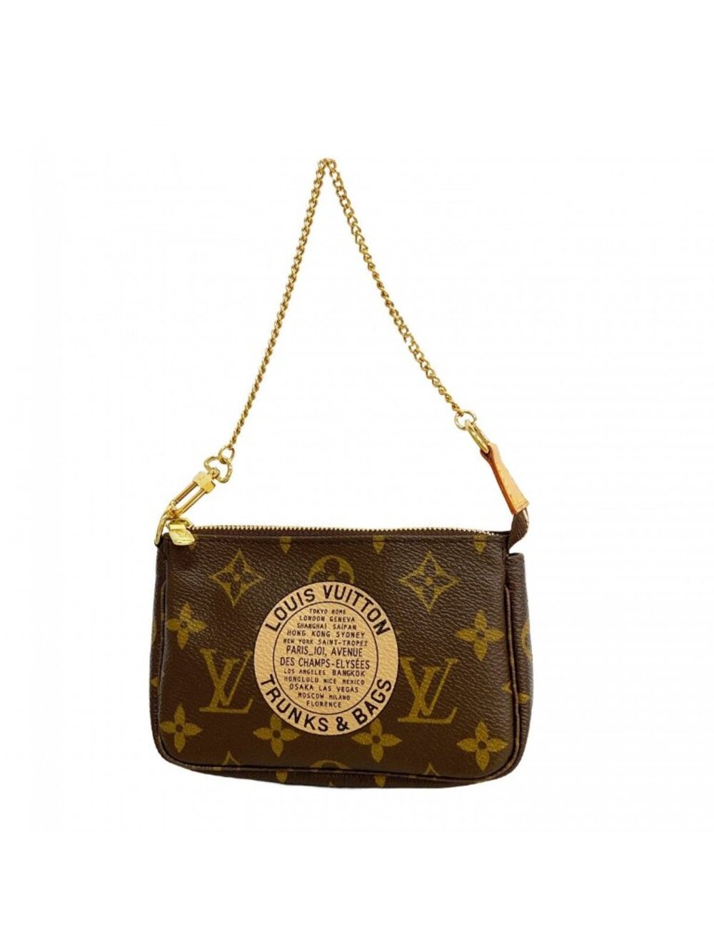 Louis Vuitton Pouch Monogram Mini Pochette Brown - Picture 1 of 6
